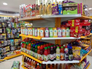 FMCG Display IN A SUPER MARKET