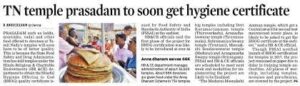 Hindu-Temple-Gods-prasada-gets-an-FFSAI-hygiene-certificate.