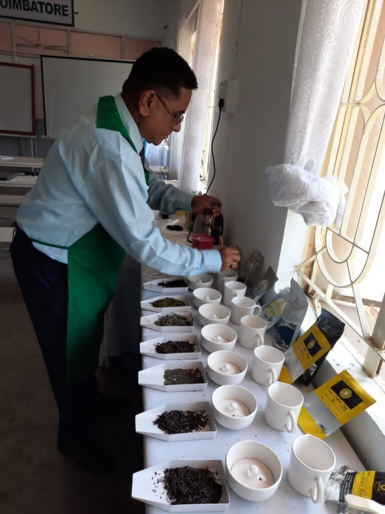 Tea-Taster-at-work-before-lauch-of-a-Fmcg-beverage-brand