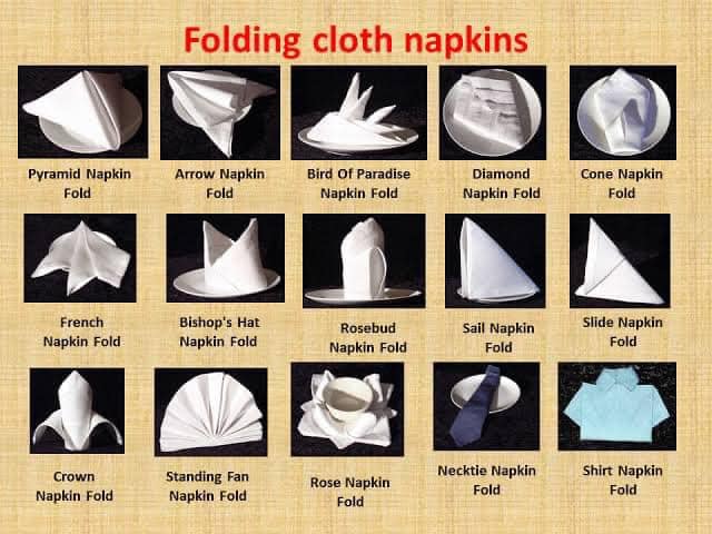 Folding-cloth-napkins.