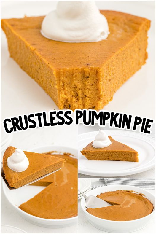 Crustless Pumpkin Pie